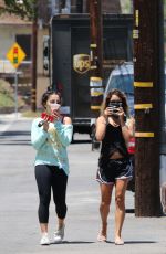 VANESSA and STELLA HUDGENS Out and About in Studio City 0506