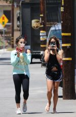 VANESSA and STELLA HUDGENS Out and About in Studio City 0506