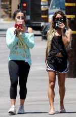 VANESSA and STELLA HUDGENS Out and About in Studio City 0506