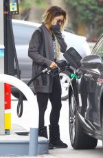 VANESSA HUDGENS at a Gas Station in Studio City