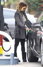 VANESSA HUDGENS at a Gas Station in Studio City