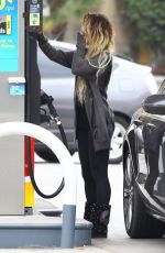 VANESSA HUDGENS at a Gas Station in Studio City