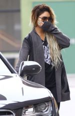 VANESSA HUDGENS at a Gas Station in Studio City