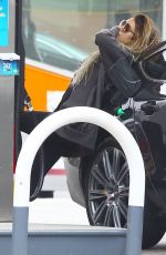 VANESSA HUDGENS at a Gas Station in Studio City