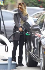 VANESSA HUDGENS at a Gas Station in Studio City