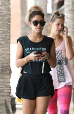 VANESSA HUDGENS Heading to Starbucks in Studio City