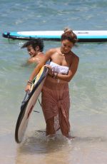 VANESSA HUDGENS in Bikini on the Beach in Hawaii