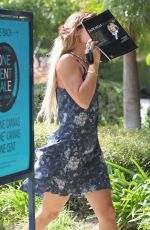 VANESSA HUDGENS Leaves Aaron Brothers Art and Framing in Sherman Oaks