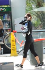 VANESSA HUDGENS Leaves Pillates Class in Studio City