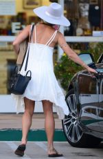 VANESSA HUDGENS Leaves Vendome Wine and Spirits in Los Angeles