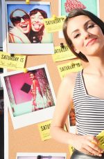 VICTORIA JUSTICE at Kate Spade Saturday Summer Solstice Party in Los Angeles
