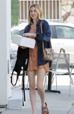 WHITNEY Port Out with a Cake in West Hollywood