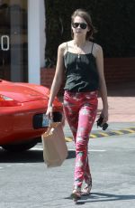 WILLA HOLLAND Out Shopping at Fred Segal in West Hollywood