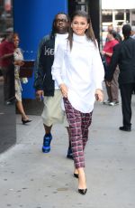 ZENDAYA COLEMAN Arrives at GMA in New Yrok