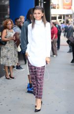 ZENDAYA COLEMAN Arrives at GMA in New Yrok