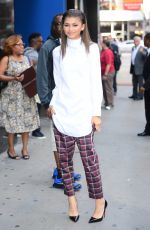 ZENDAYA COLEMAN Arrives at GMA in New Yrok