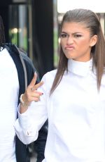 ZENDAYA COLEMAN Arrives at GMA in New Yrok