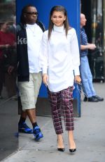 ZENDAYA COLEMAN Arrives at GMA in New Yrok