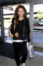 ZENDAYA COLEMAN at Los Angeles International Airport