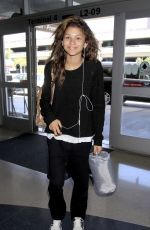 ZENDAYA COLEMAN at Los Angeles International Airport