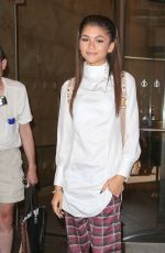 ZENDAYA COLEMAN at SiriusXM Studios in New York