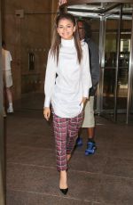 ZENDAYA COLEMAN at SiriusXM Studios in New York