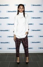 ZENDAYA COLEMAN at SiriusXM Studios in New York