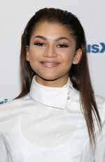 ZENDAYA COLEMAN at SiriusXM Studios in New York