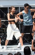 ZENDAYA COLEMAN Performs at the Hollister House in Santa Monica