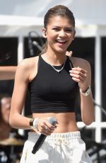 ZENDAYA COLEMAN Performs at the Hollister House in Santa Monica