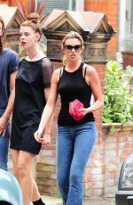 ABIGAIL ABBEY CLANCY in Jeans Out in London