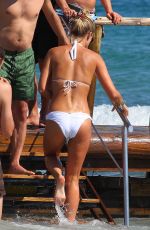 ALEX GERRARD in Bikinis at a Beach in Ibiza