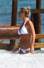 ALEX GERRARD in Bikinis at a Beach in Ibiza