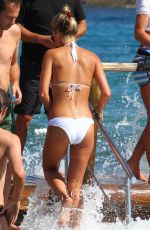 ALEX GERRARD in Bikinis at a Beach in Ibiza