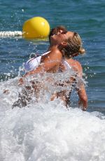 ALEX GERRARD in Bikinis at a Beach in Ibiza