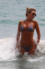 ALEX GERRARD in Bikinis at a Beach in Ibiza