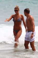 ALEX GERRARD in Bikinis at a Beach in Ibiza