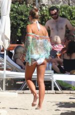 ALEX GERRARD in Bikinis at a Beach in Ibiza