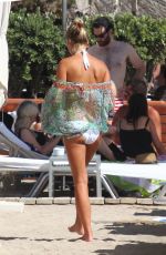 ALEX GERRARD in Bikinis at a Beach in Ibiza