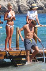ALEX GERRARD in Bikinis at a Beach in Ibiza