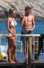 ALEX GERRARD in Bikinis at a Beach in Ibiza