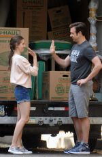 ALISON BRIE on the Set of Seeing Other People in New York