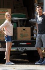 ALISON BRIE on the Set of Seeing Other People in New York