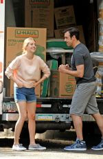ALISON BRIE on the Set of Seeing Other People in New York