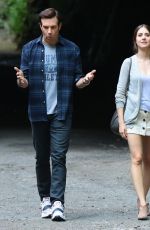 ALISON BRIE on the Set of Sleeping with Other People in New York