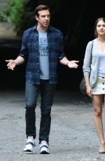 ALISON BRIE on the Set of Sleeping with Other People in New York