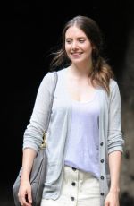ALISON BRIE on the Set of Sleeping with Other People in New York