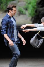 ALISON BRIE on the Set of Sleeping with Other People in New York