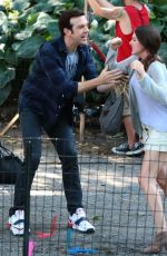 ALISON BRIE on the Set of Sleeping with Other People in New York