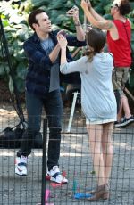 ALISON BRIE on the Set of Sleeping with Other People in New York